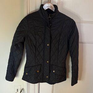 Barbour Women's Navy Quilted Puffer Jacket